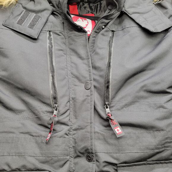 Canada Weather Gear Women’s Heavyweight Coat Faux Fur Trim Hood Size 3X - Picture 10 of 16